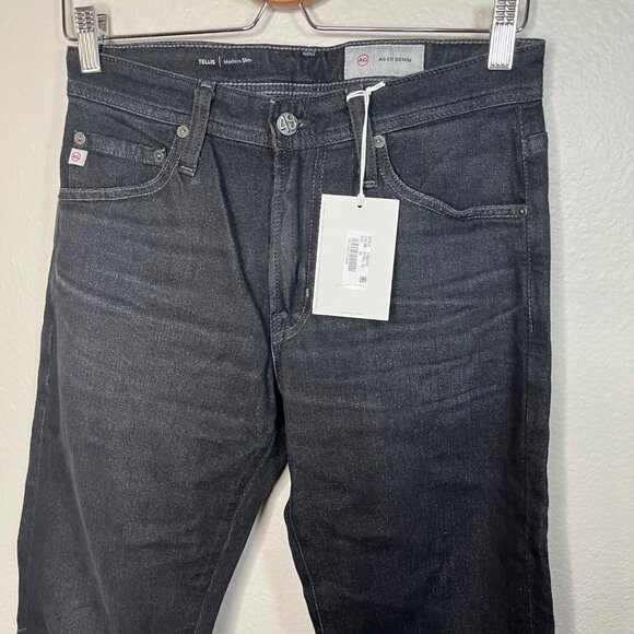 AG Adriano Goldschmied Mens Black Cloud Soft Denim Tellis Modern Slim Jeans 28 - Picture 7 of 10